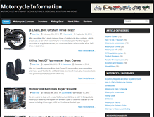 Tablet Screenshot of motorcycleinfo.org